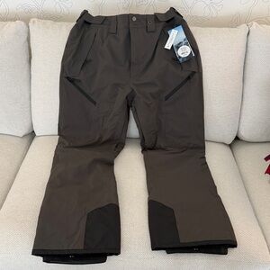 Men's Brown Ski Pants